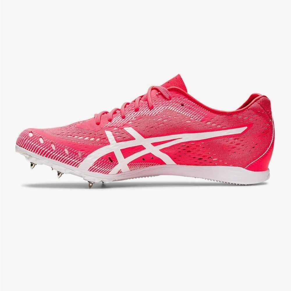 New in Box ASICS Track Shoes Women’s size 14 Pink Gun Lap 2 Shoes with Spikes - Picture 5 of 8